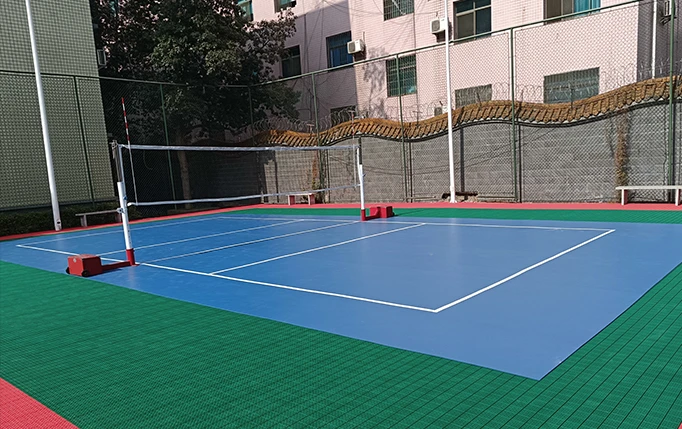 volleyball court floor