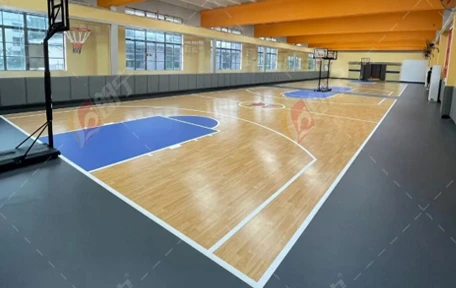 basketball court hardwood flooring